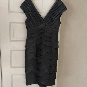 Grey evening dress